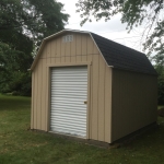 Cedarburg WI 10x15 Barn with steel roll up door